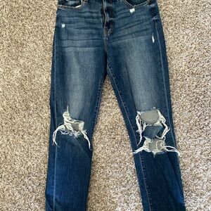Trendy Distressed Denim Skinny Jeans